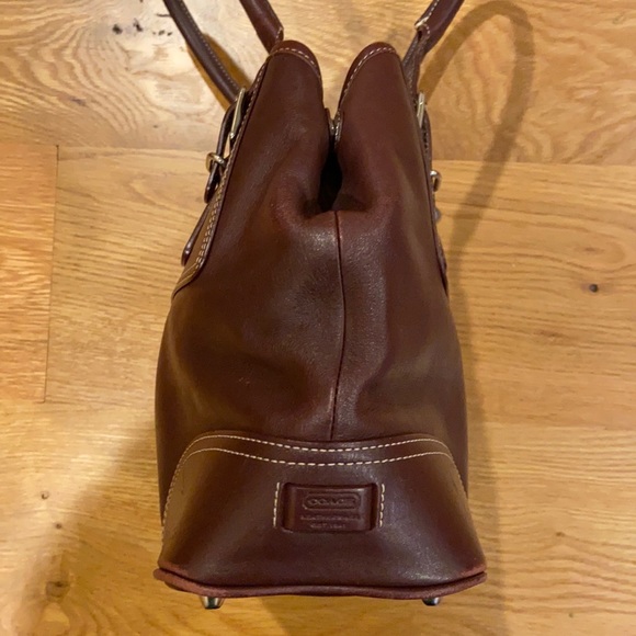 Brown Leather Coach Bag - Picture 4 of 10